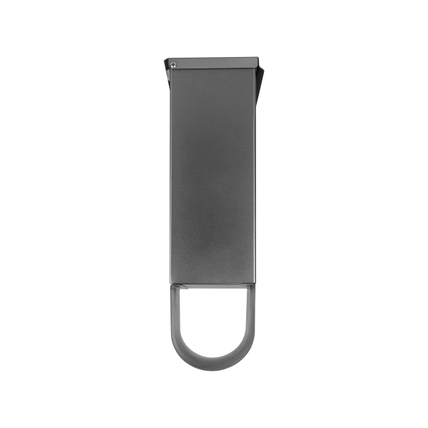 HAITI mailbox with newspaper holder and name plate, galvanized steel, black HAITI mailbox with newspaper holder and name plate, galvanized steel, black